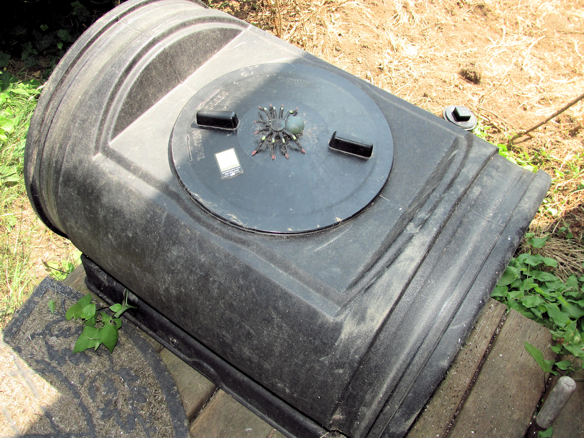 A Compost Tumbler That is Always Cooking Soil
