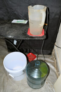 One of My Water Stations for Making True Living Cannabis Water