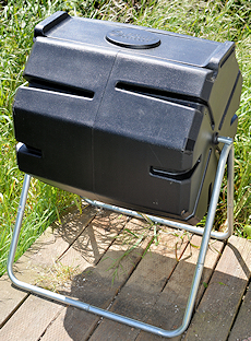 Full View of New Compost Tumbler