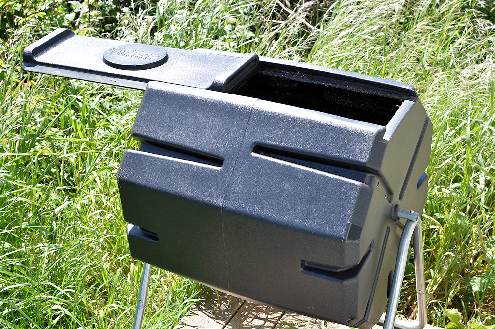 One Super Cool Cannabis Growing Tool is a 36-Gallon Compost Tumbler