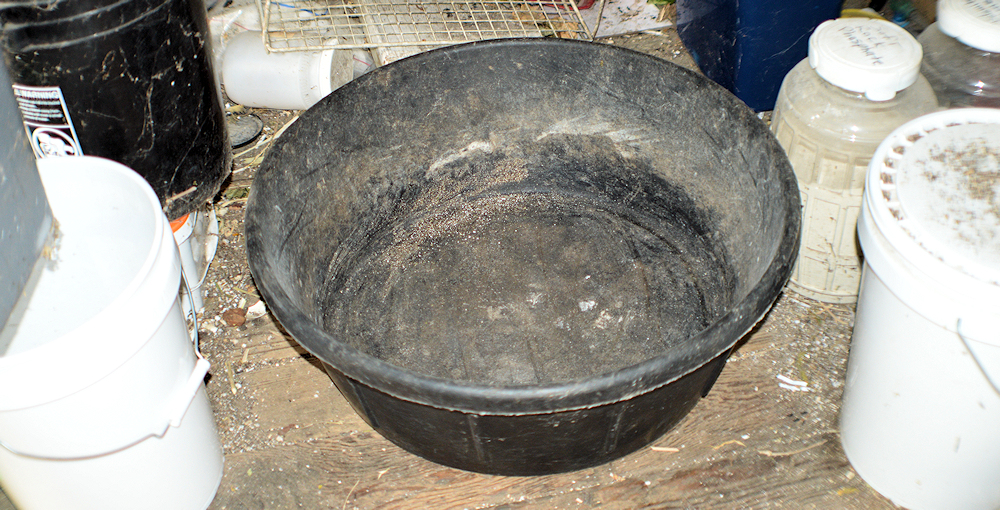 Available in Many Sizes These Rubber Troughs Make Fantastic Soil Mixing Tools