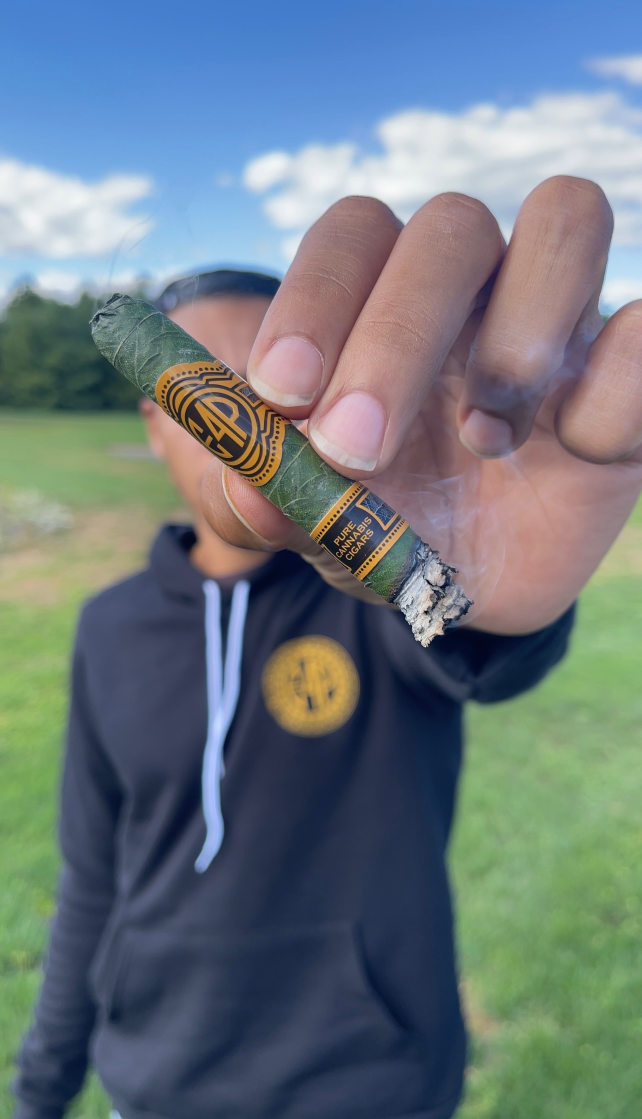 Brandon Cruz holds Cannagar