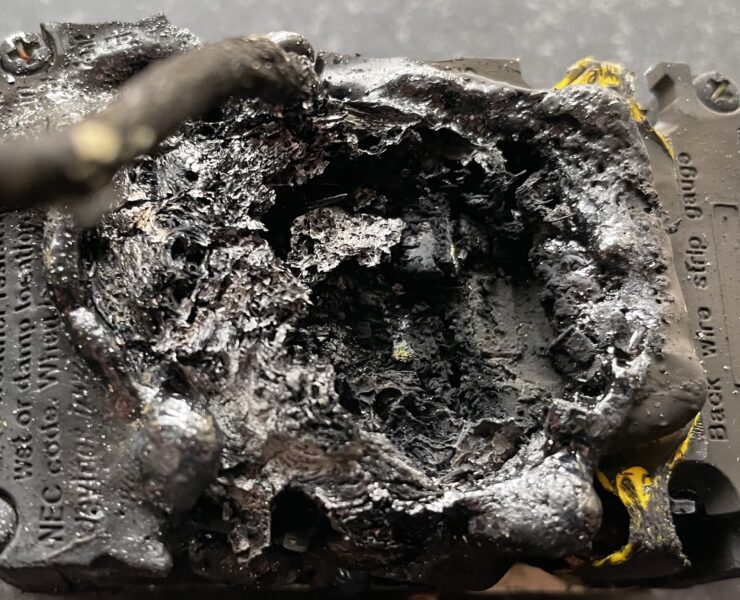 cannabis world news interviews commentary image of burned out electrical socket