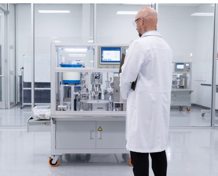 cannabis world news guy in lab