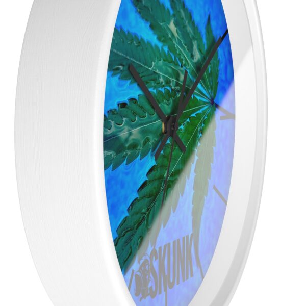Aqua Leaf, Wall Clock