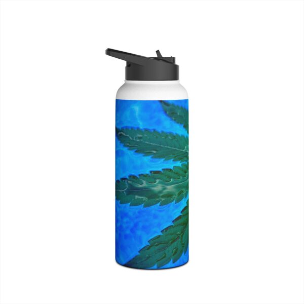 Aqua Leaf, Stainless Steel Water Bottle, Standard Lid