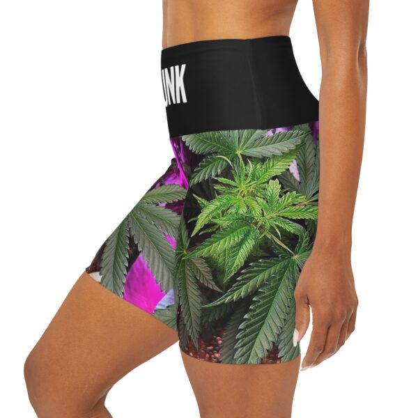 High Waisted Yoga Shorts (AOP)