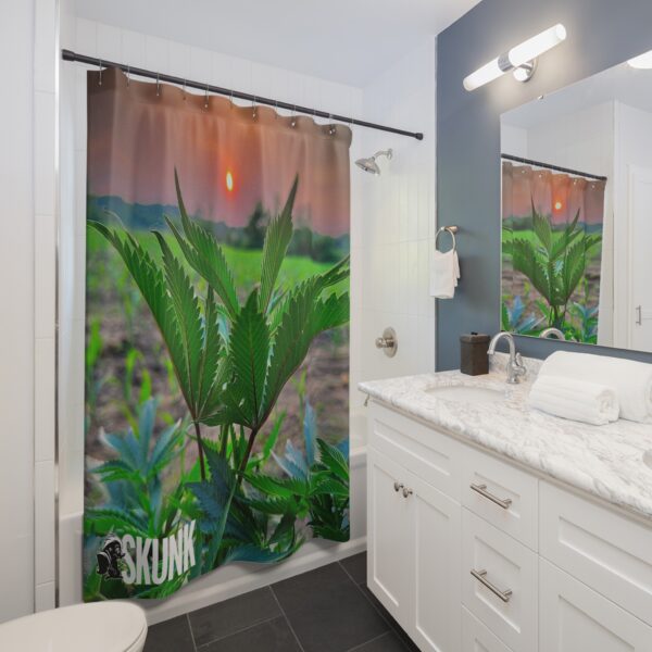 Canna Sunset, Shower Curtains