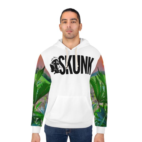 Canna sunset, Unisex Pullover Hoodie (AOP)