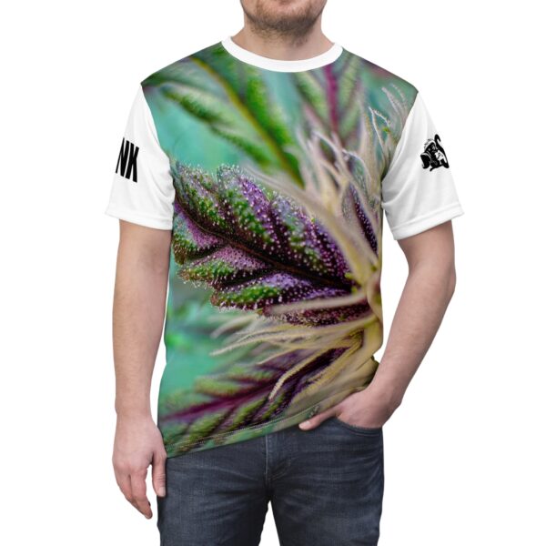 Purple Lemonade, White Unisex Cut & Sew Tee (AOP)