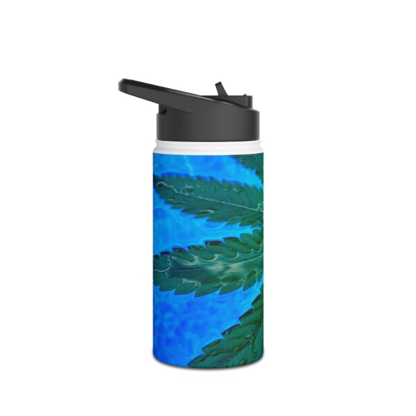 Aqua Leaf, Stainless Steel Water Bottle, Standard Lid