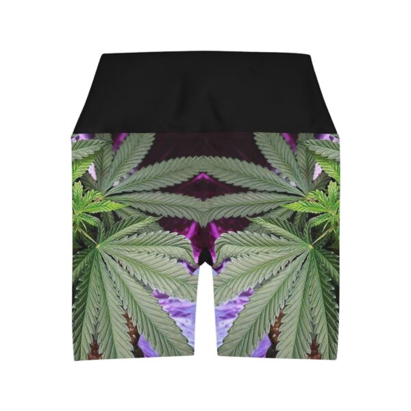 High Waisted Yoga Shorts (AOP)