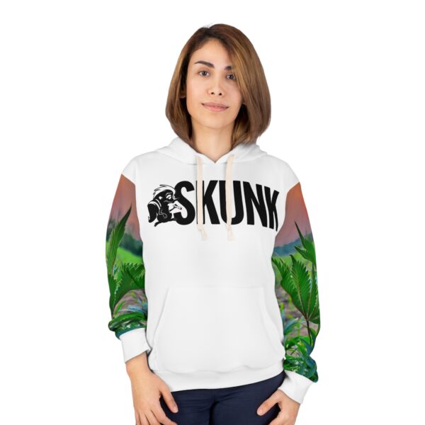 Canna sunset, Unisex Pullover Hoodie (AOP)