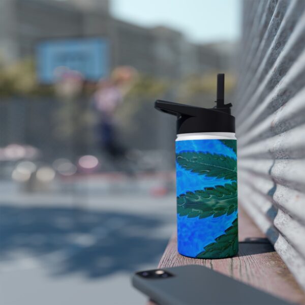 Aqua Leaf, Stainless Steel Water Bottle, Standard Lid