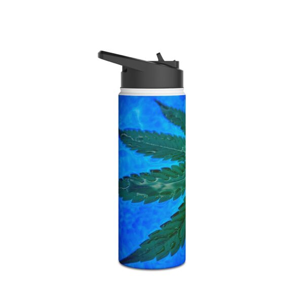 Aqua Leaf, Stainless Steel Water Bottle, Standard Lid