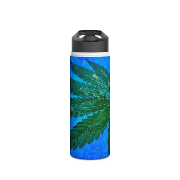 Aqua Leaf, Stainless Steel Water Bottle, Standard Lid