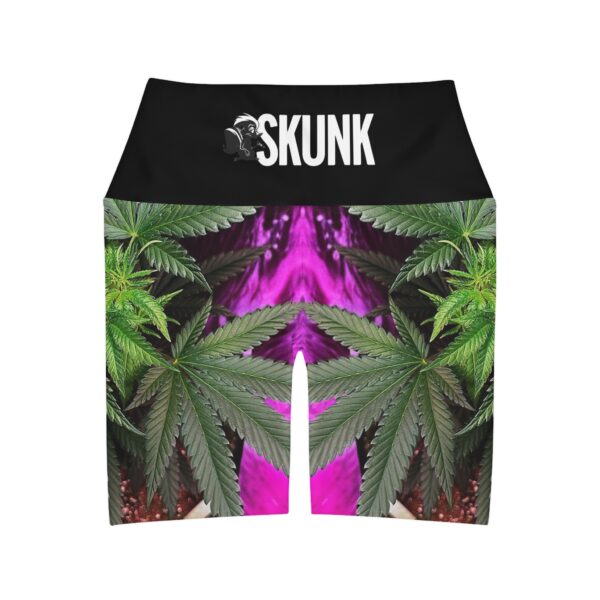 High Waisted Yoga Shorts (AOP)