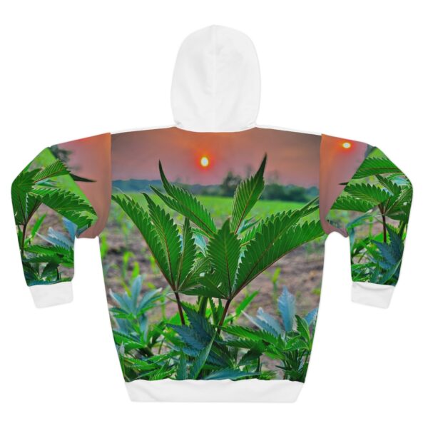 Canna sunset, Unisex Pullover Hoodie (AOP)