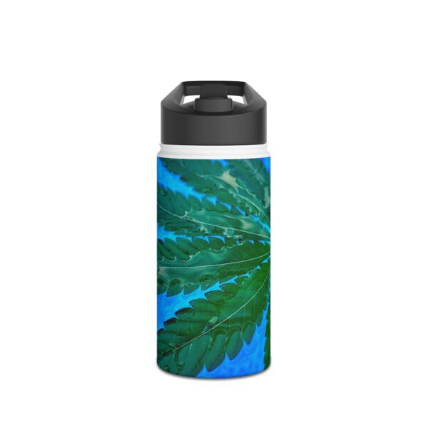 Aqua Leaf, Stainless Steel Water Bottle, Standard Lid
