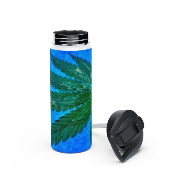 Aqua Leaf, Stainless Steel Water Bottle, Standard Lid