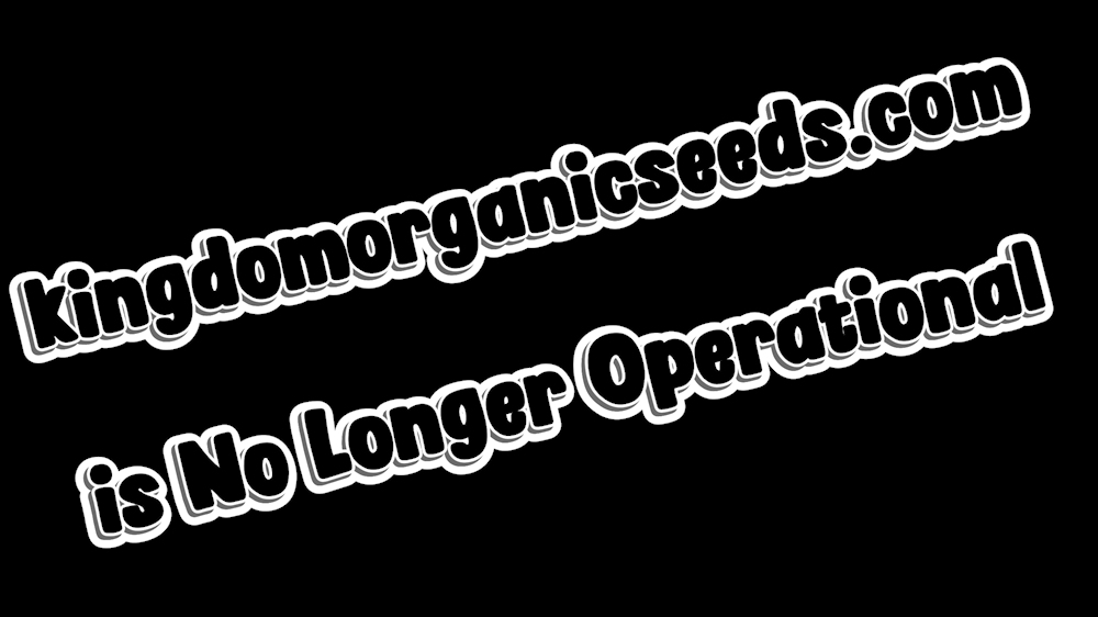 Kingdom Organic Seeds Announcement