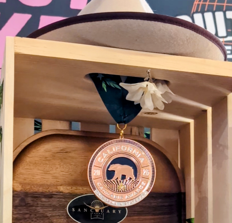 cannabis world news image of award medallion