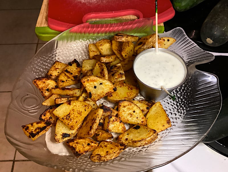 Rev’s Killer Fried Potatoes and Lighthouse Ranch Dressing