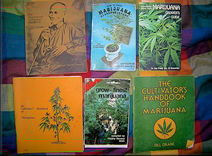 Some of the Old School Books I Used for Growing My First Time