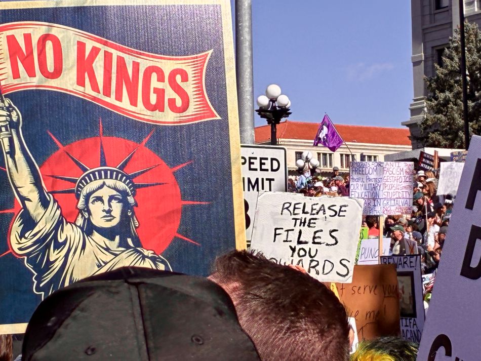 cannabis world news commentary No Kings signs