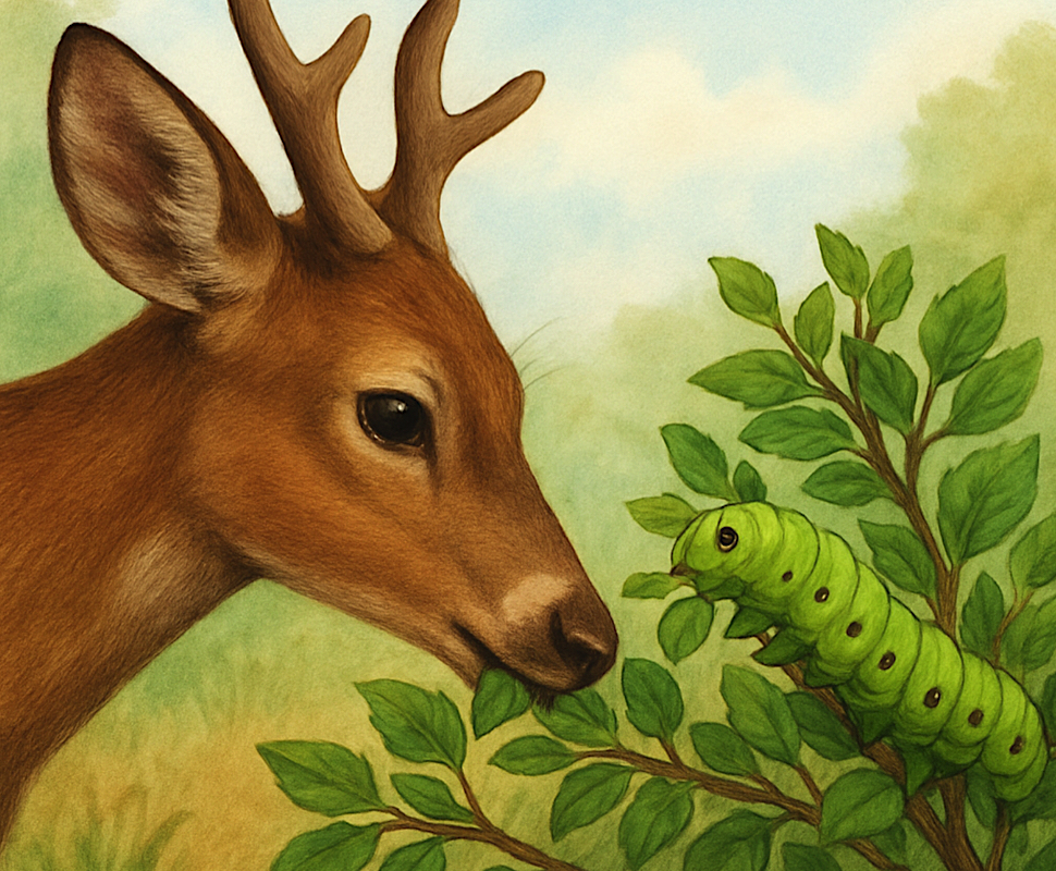 Cannabis Issues Deer and Caterpillars