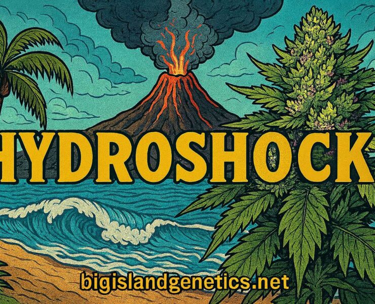 cannabis world news graphic of a volcano with the word Aftershock
