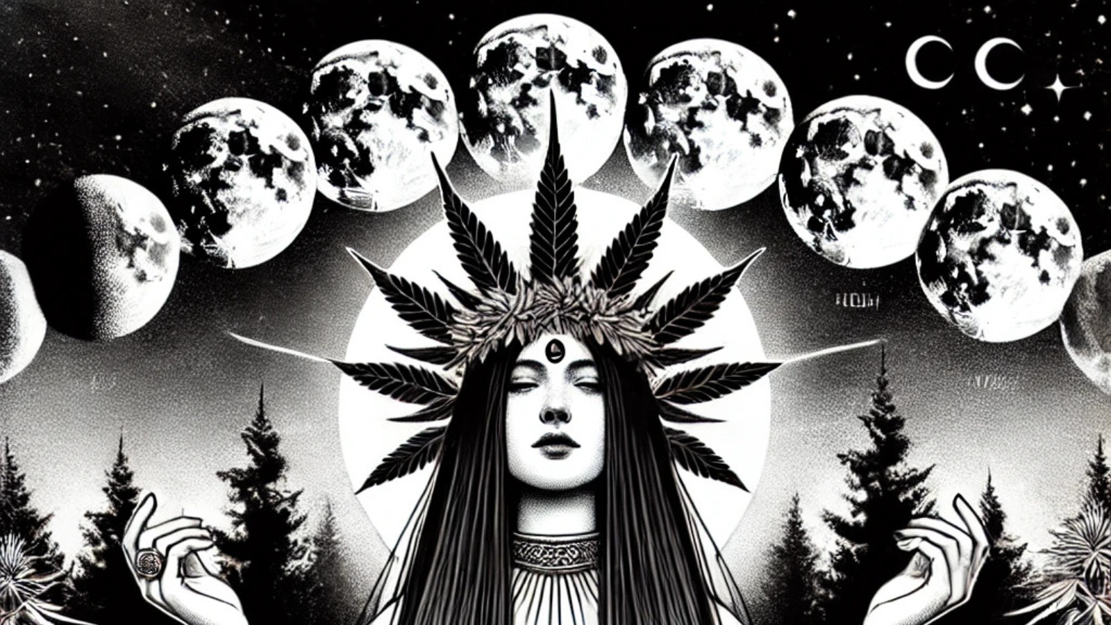 cannabis world news moon goddess image
