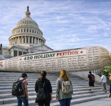 cannabis world news giant joint at White Hopuse
