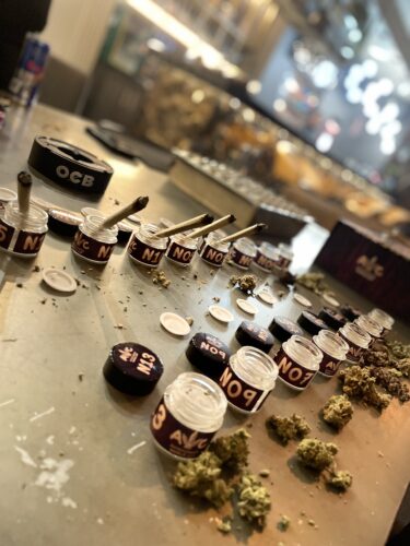 cannabis world news rows of cannabis samples with burnt joints