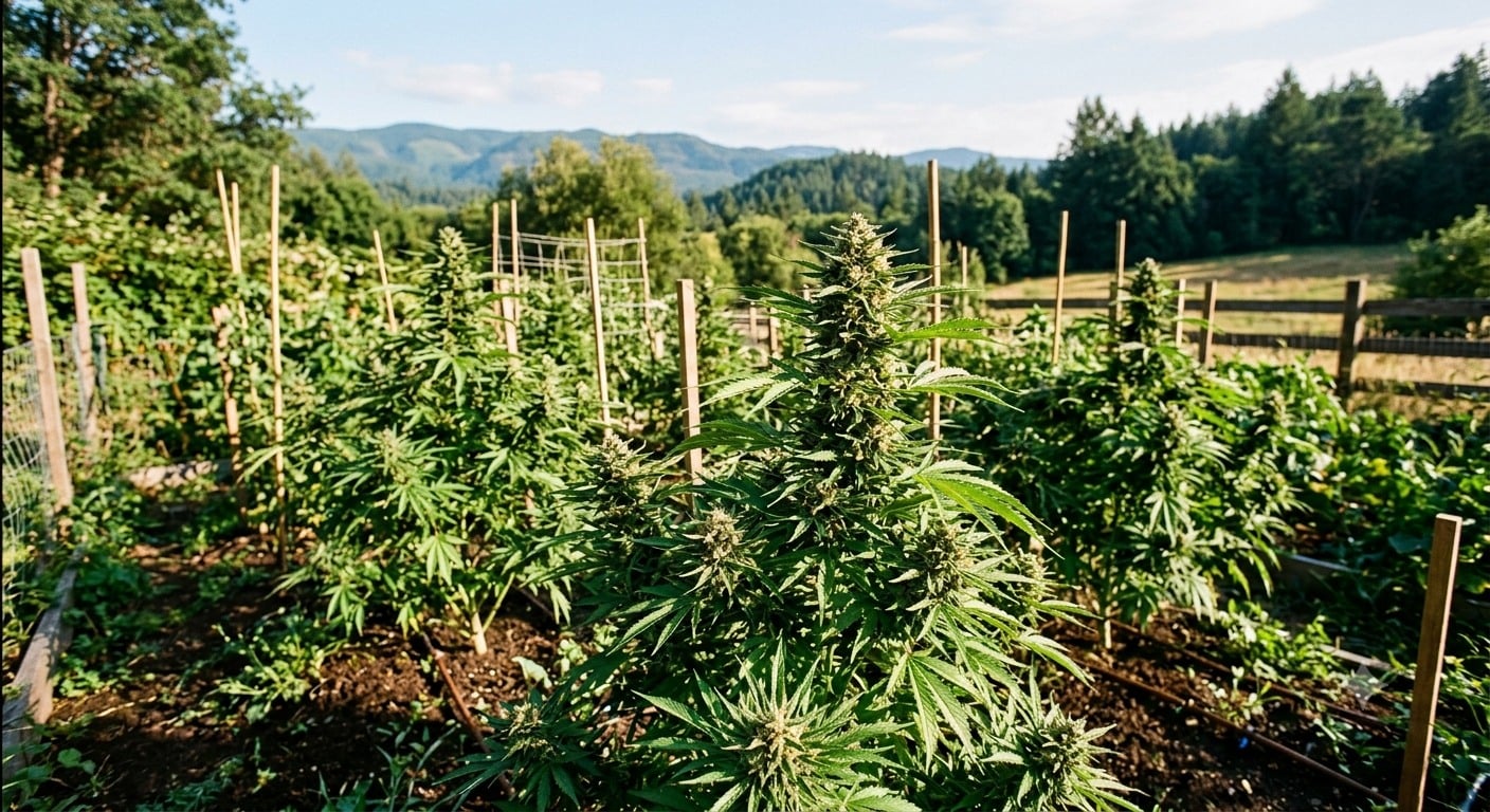 cannabis world news how to grow image of cannabis garden in large green field