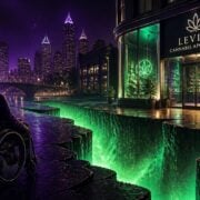 cannabis world news image of colored city scene
