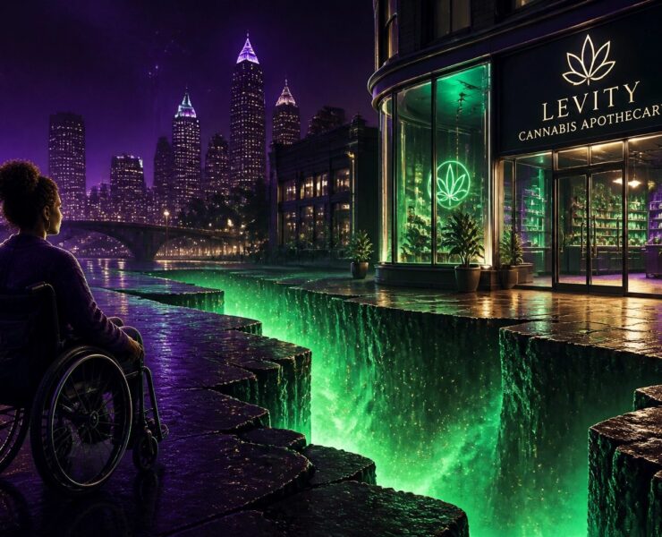 cannabis world news image of colored city scene