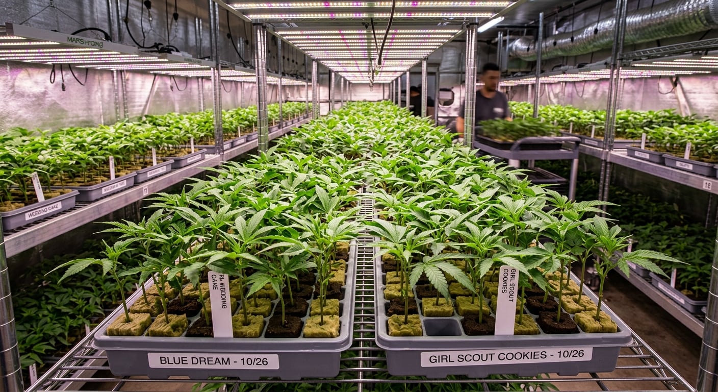 cannabis world news seeds strains genetic breeding image of indoor grow operation